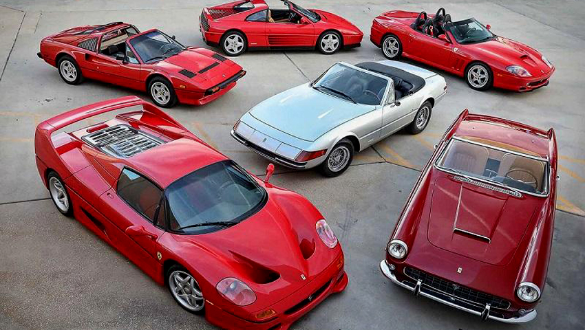 6 Ferraris em leilão